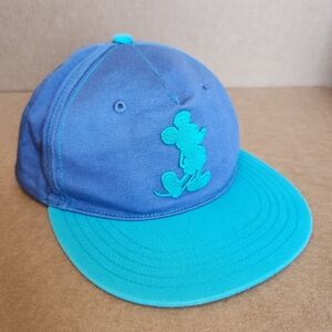 Tokyo Disneyland Mickey Mouse Baseball Cap Hat Blue Japan Disney Resort